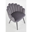 Стул HALMAR K410 серый/черный